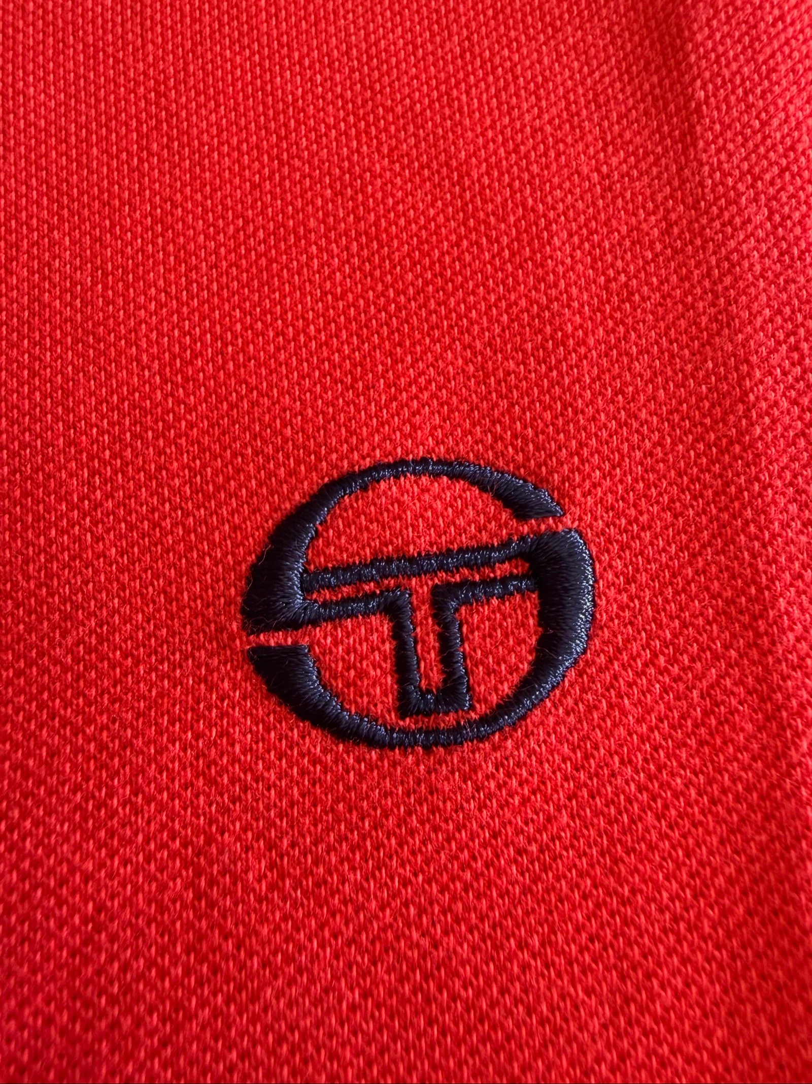 Polo Sergio Tacchini Dames T42 – Rood & Marineblauw – 100% Katoen – Perfecte staat – photo 6